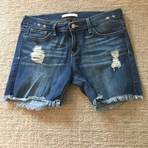 Flying Monkey Distressed Jean Shorts